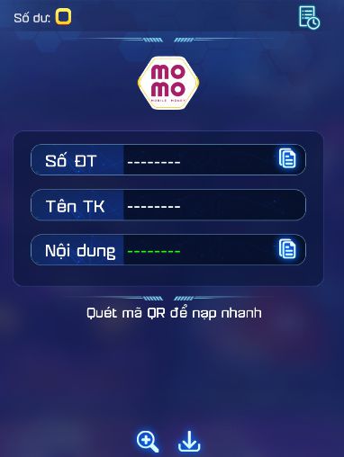Nạp Tiền Qua Hình Thức Ví Điện Tử